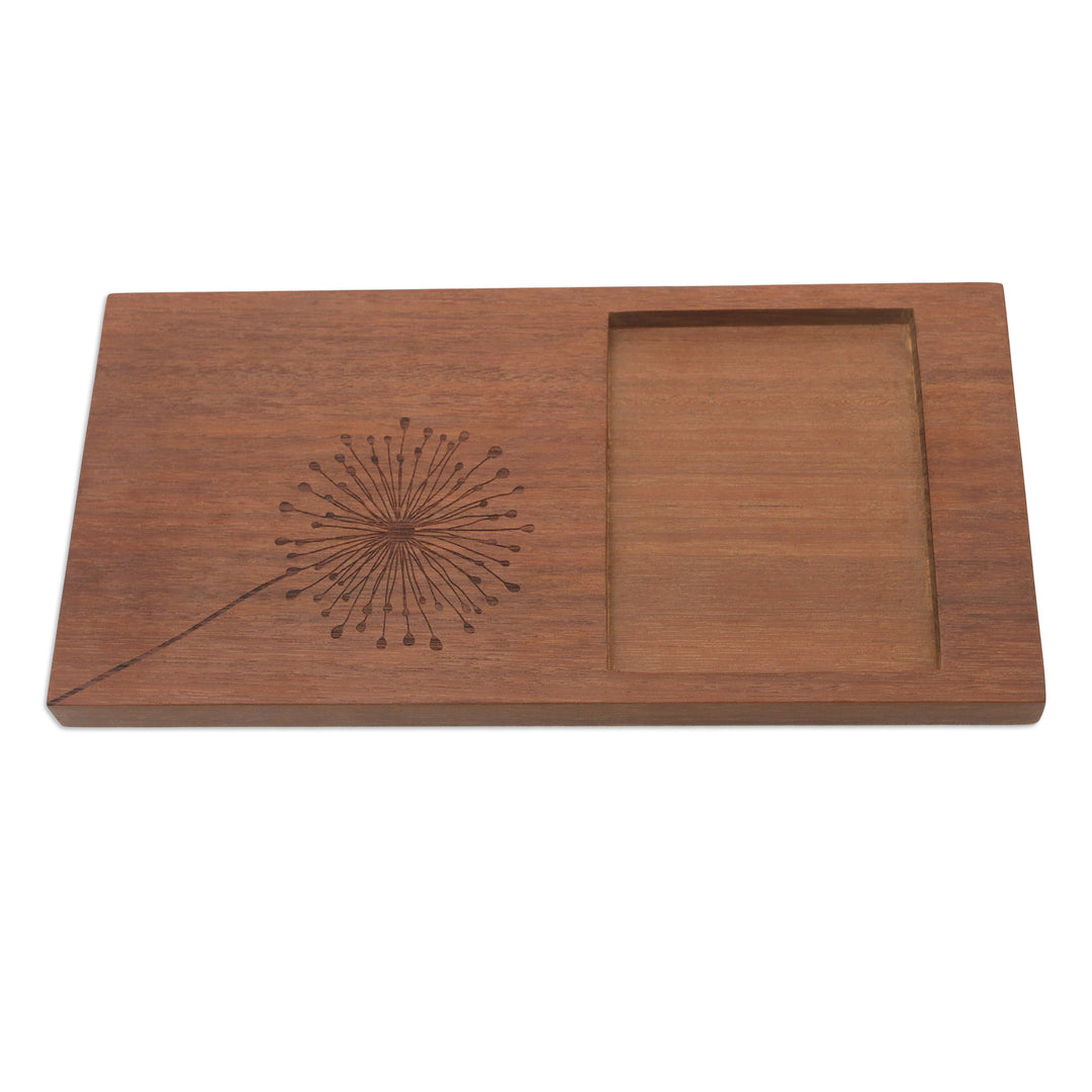 Eco-Friendly Ironwood Beverage Tray - Wishful Thinking