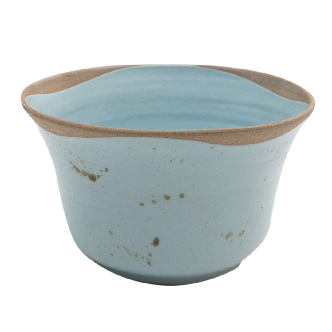 Handcrafted Ceramic Serving Bowl - Blue Bell