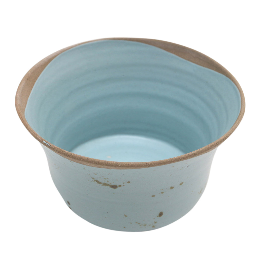 Handcrafted Ceramic Serving Bowl - Blue Bell