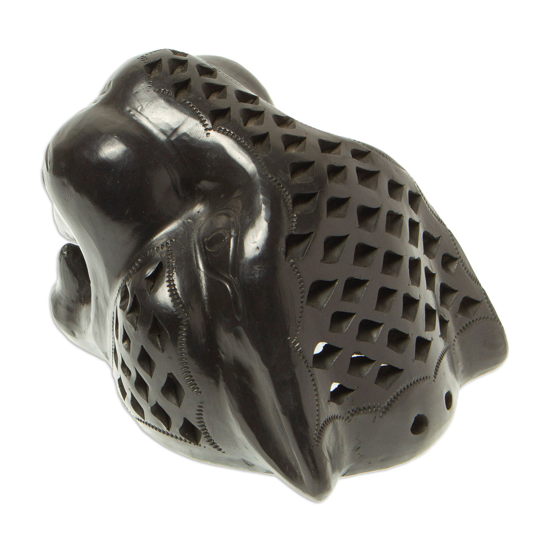Small Barro Negro Mask - Black Jaguar