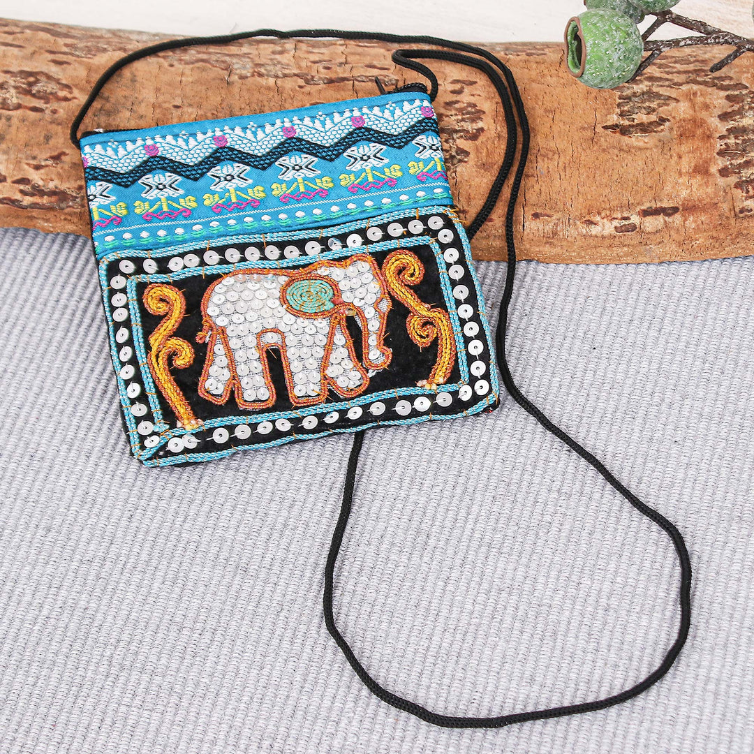Small Handcrafted Sling from Thailand - Elephant Chic