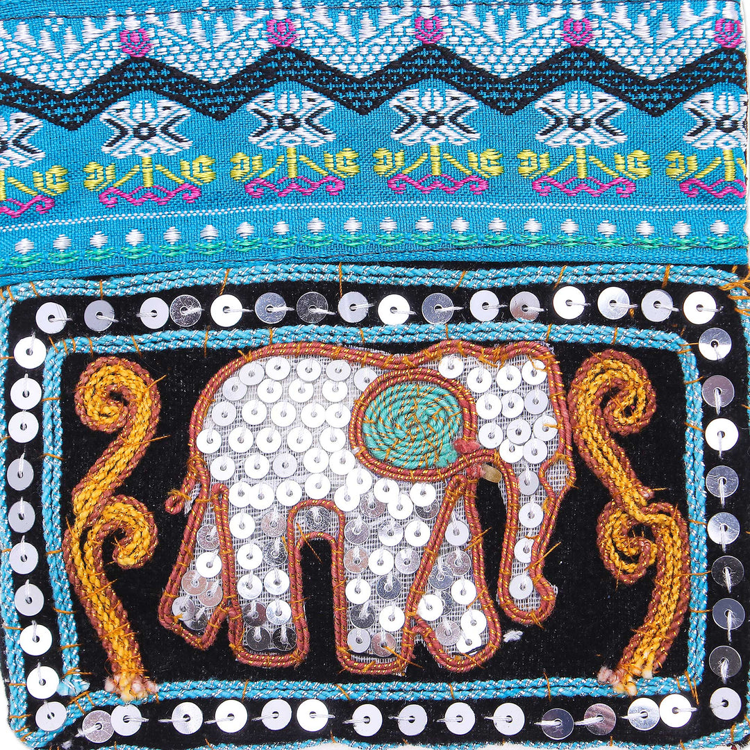 Small Handcrafted Sling from Thailand - Elephant Chic