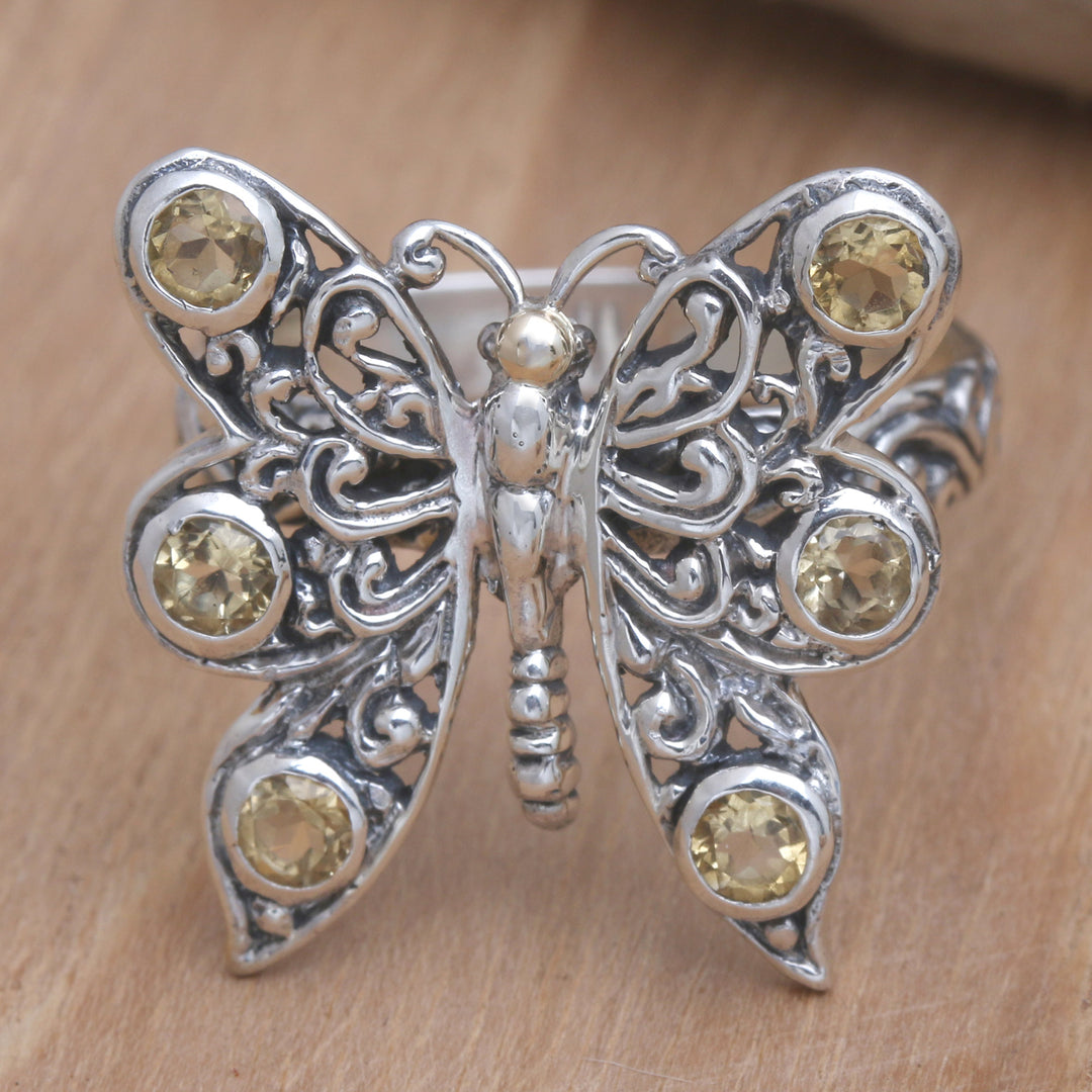 Pretty Butterfly in Yellow
