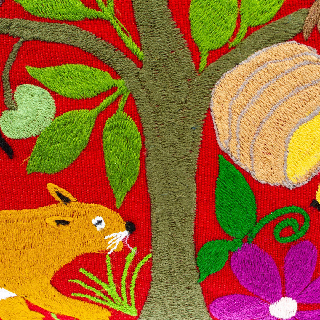 Artisan Crafted Cushion Cover from Mexico - Jungle Fete