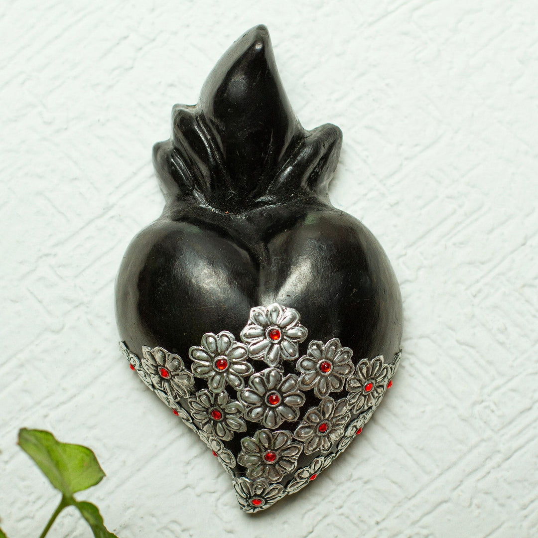 Miniature Heart in Black