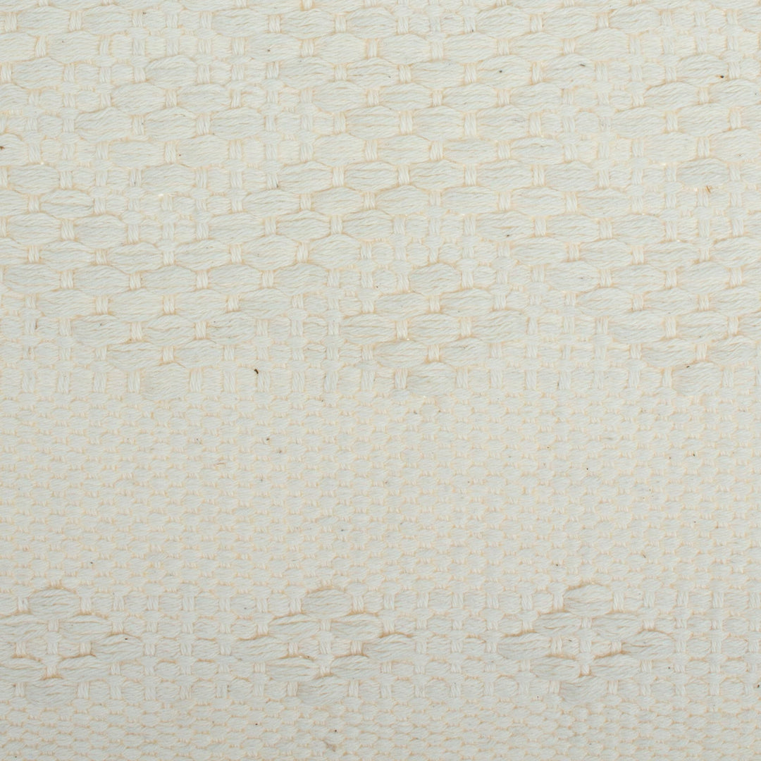Set of 4 Ivory Placemats Handloomed in Mexico - Home Warmth in Ivory