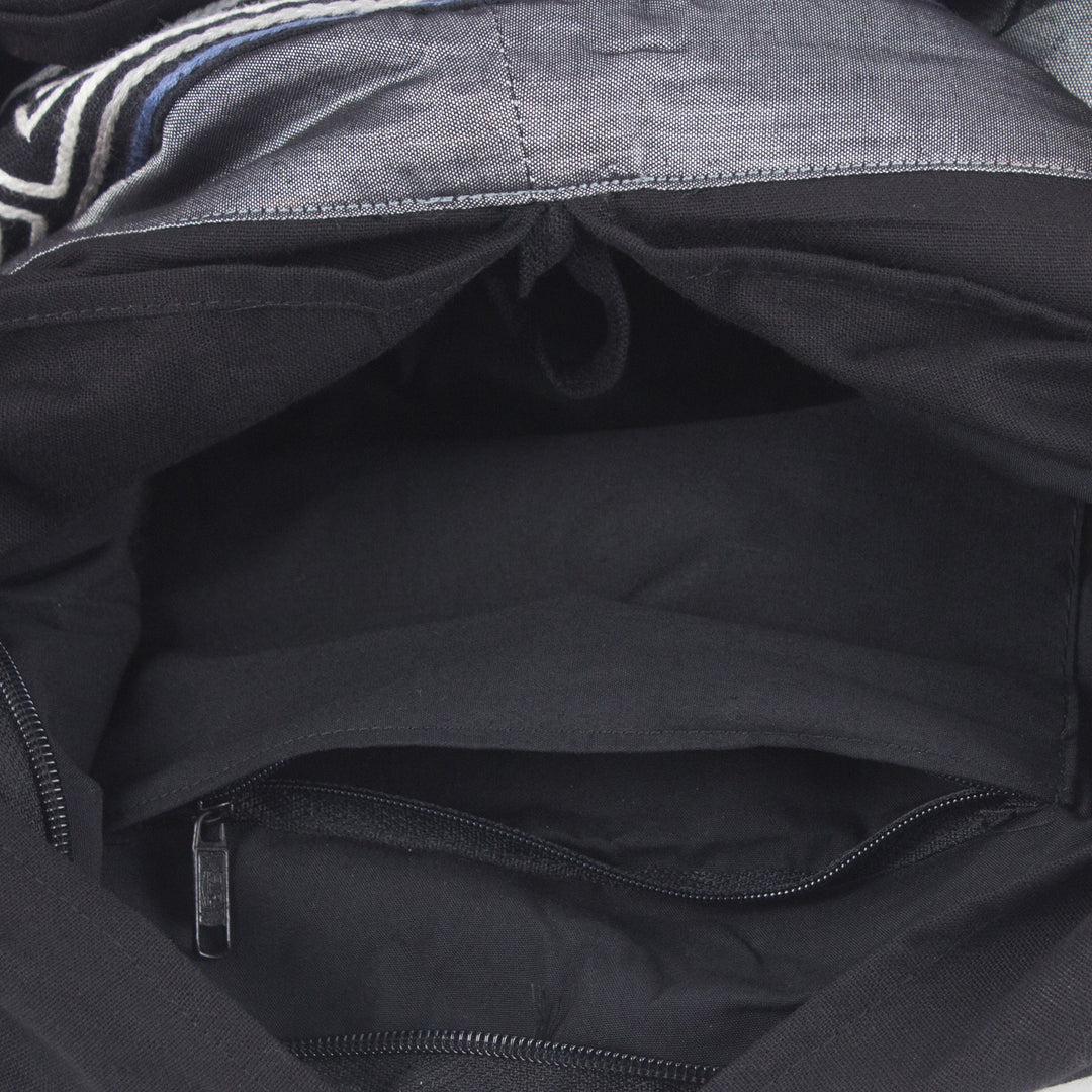 Hand Crafted Cotton Shoulder Bag  - Music