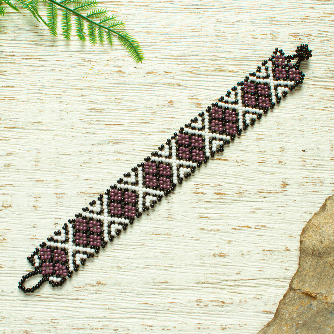 Peyote Flower in Plum