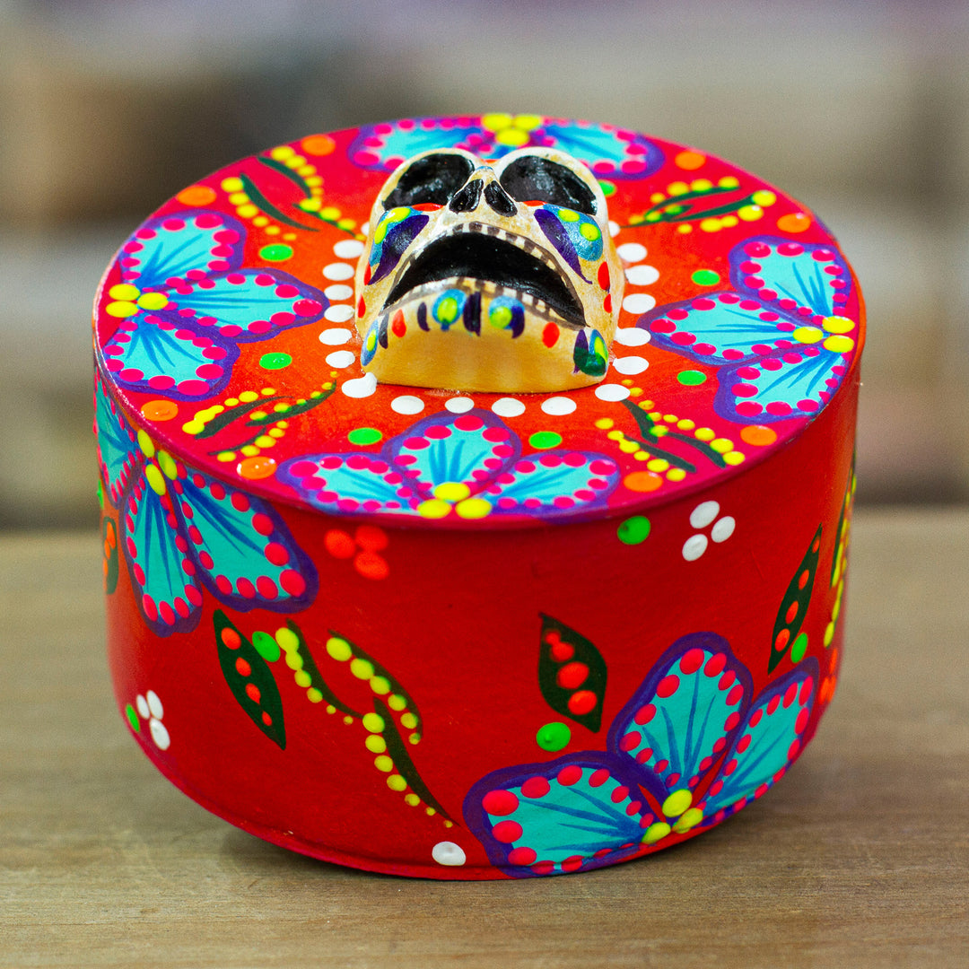 Skull in Red