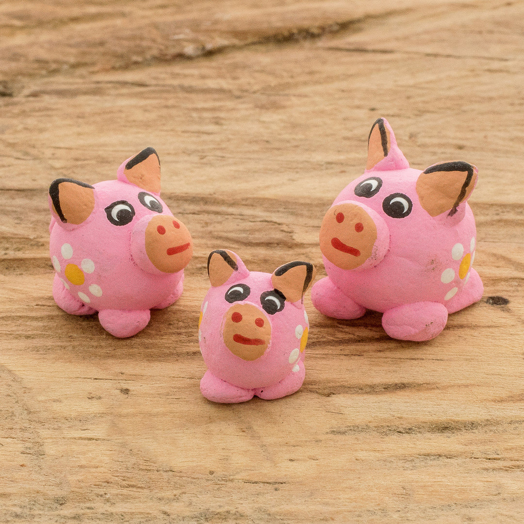 Pink Pig Family