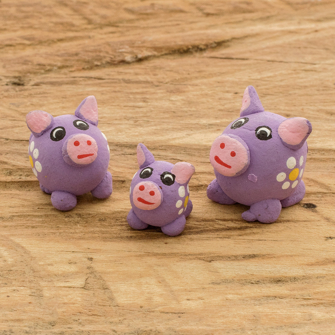 Purple Pig Family