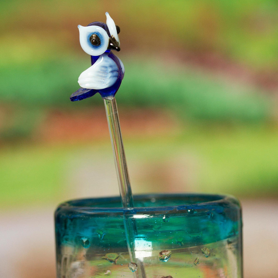 Cheeky Blue Owl