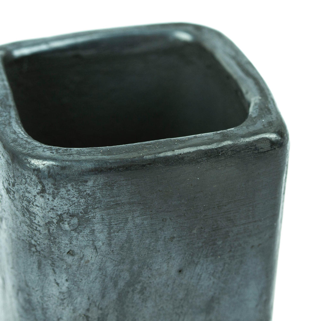 Handcrafted Barro Negro Shot Glass from Mexico - Festive Tradition