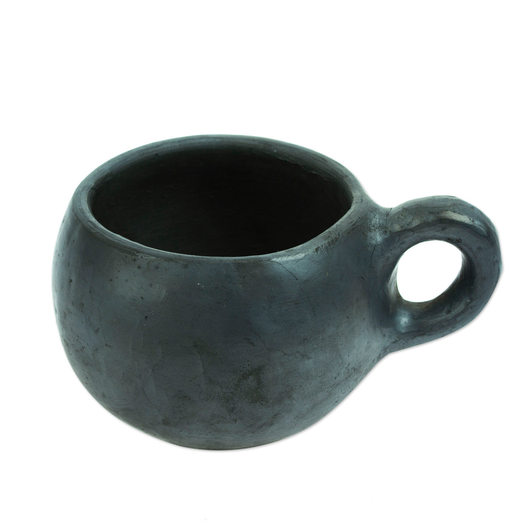 Mexican Handcrafted Barro Negro Mug - Warm Tradition