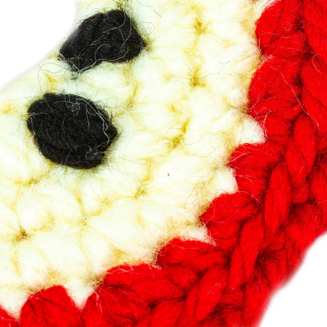 Apple-themed Crocheted Charm for Handbags Handmade in Mexico - Cute Apple