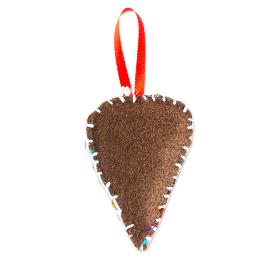 Colorful Spinning Top Ornament Handcrafted in Mexico - Spinning Colors