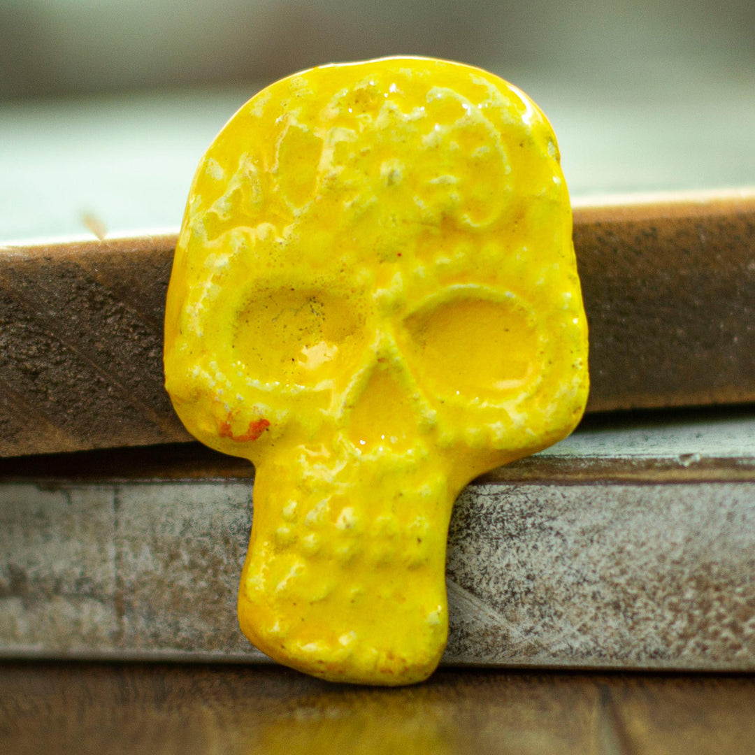 Skull in Yellow