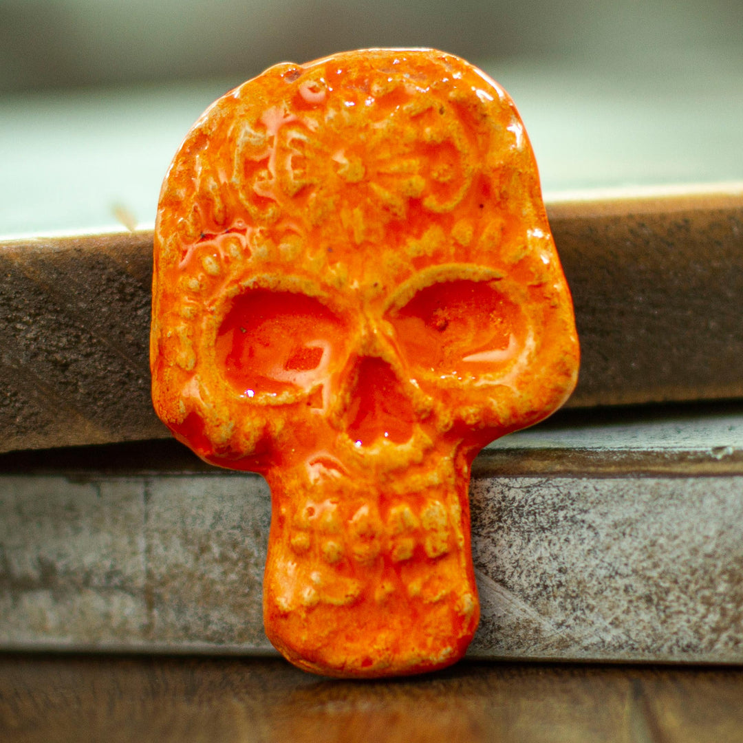 Skull in Orange