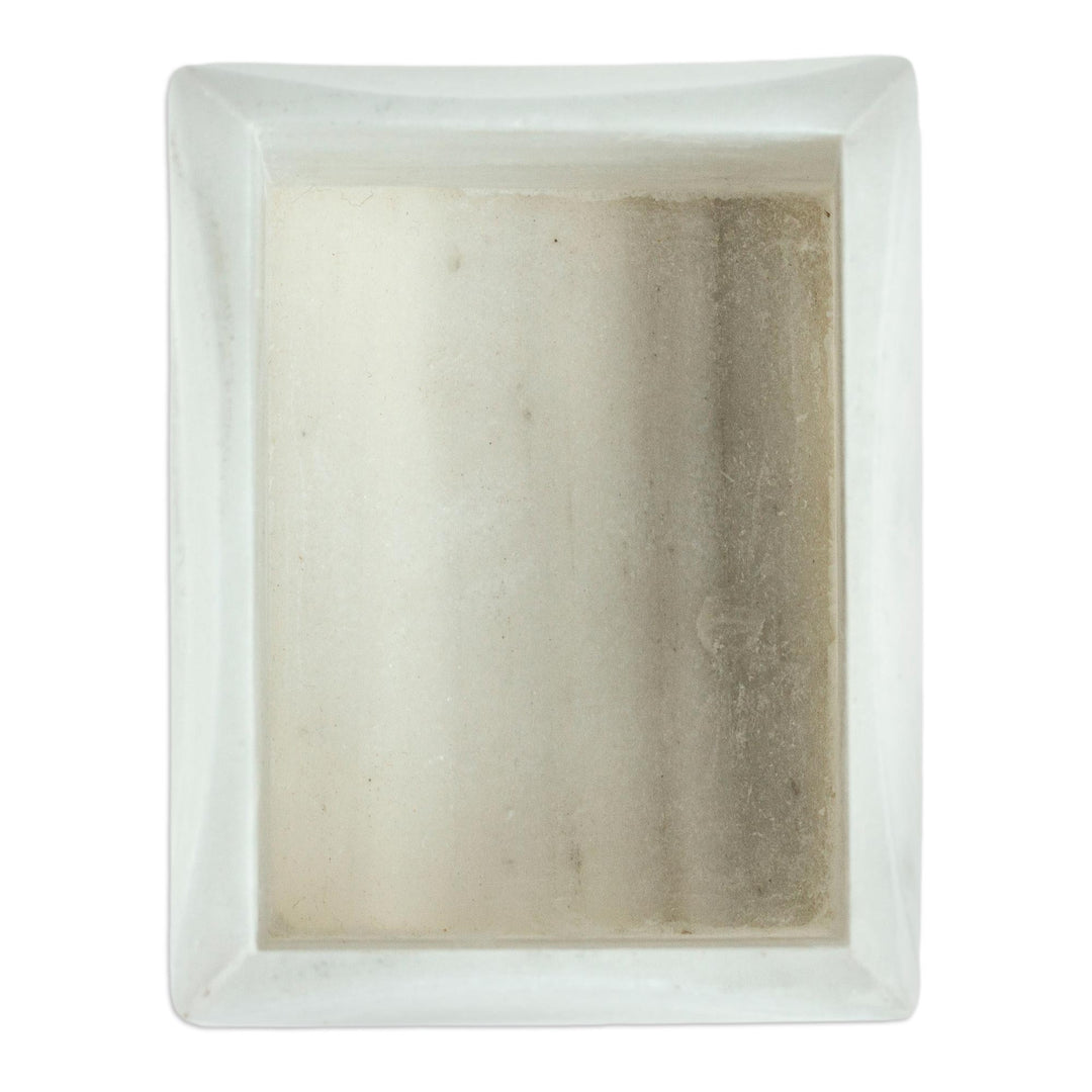 Mexican Pale Grey Sweetener Holder Made from Marble - Marble Ambrosia