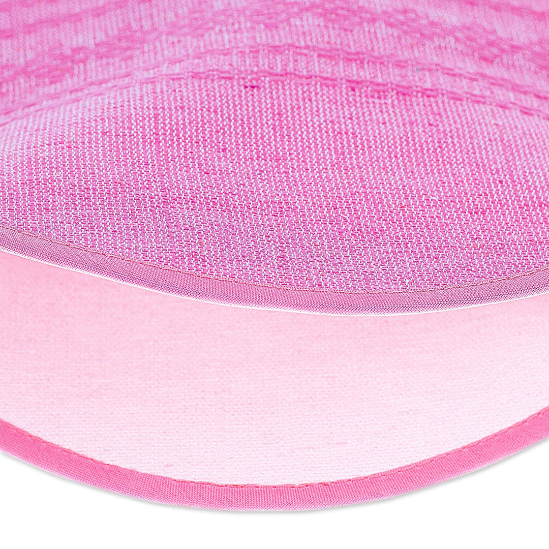 Hand Woven Cotton Tortilla Warmer Pouch from Mexico - Oaxacan Warmer in Fuchsia