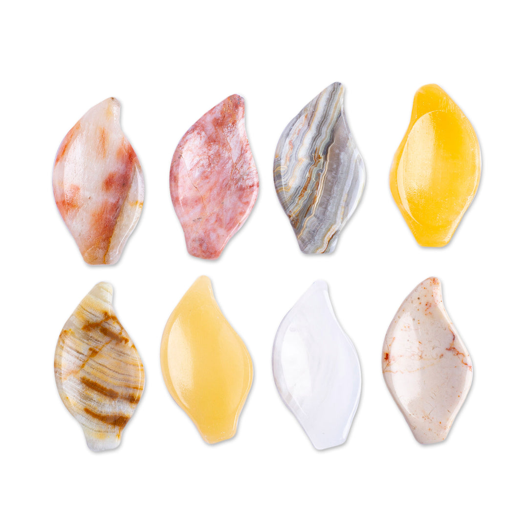 Set of 2 Reclaimed Marble Stress-Relieving Stones - Dream Arrows