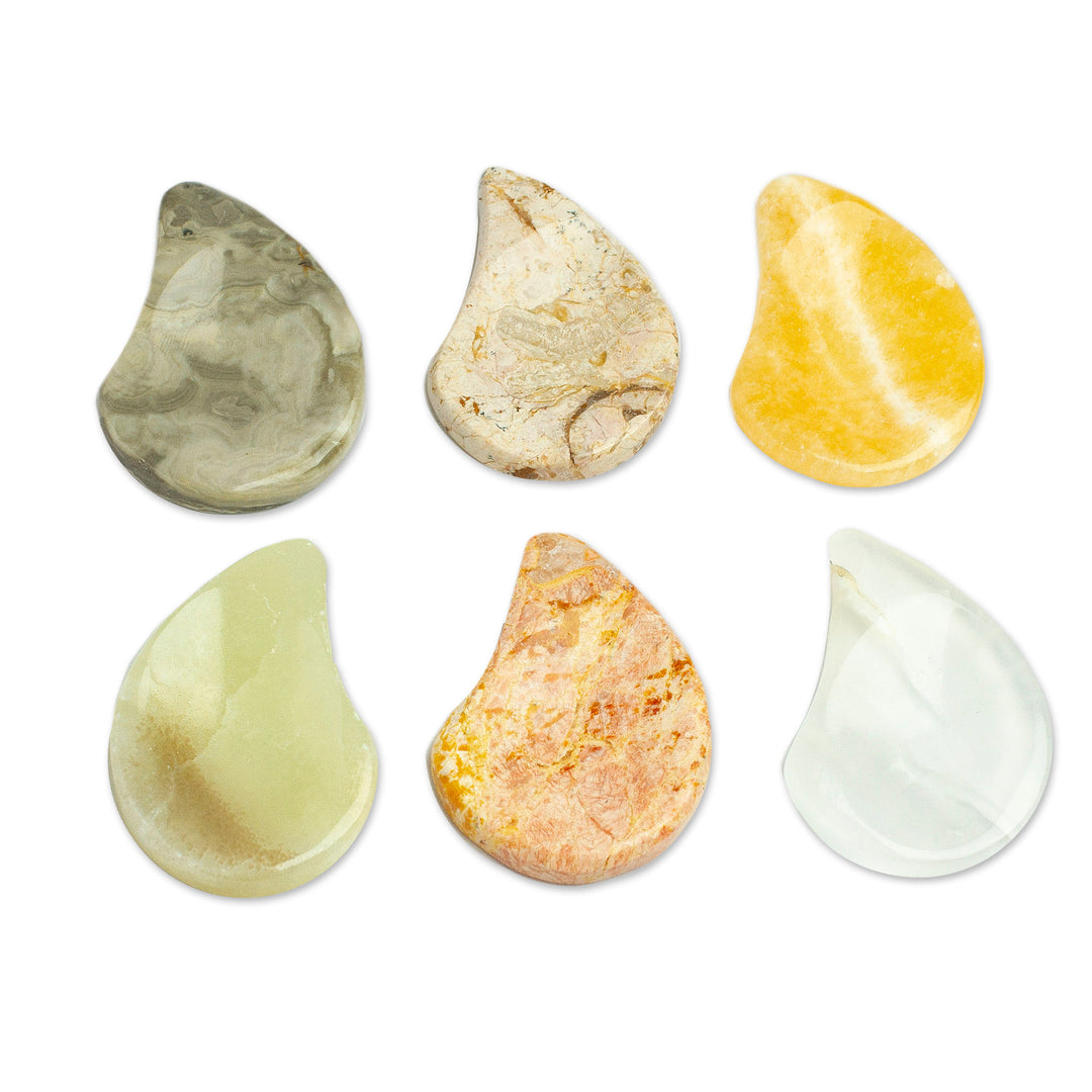 Set of 2 Ying and Yang Marble Stress-Relieving Stones - Heavenly Connection