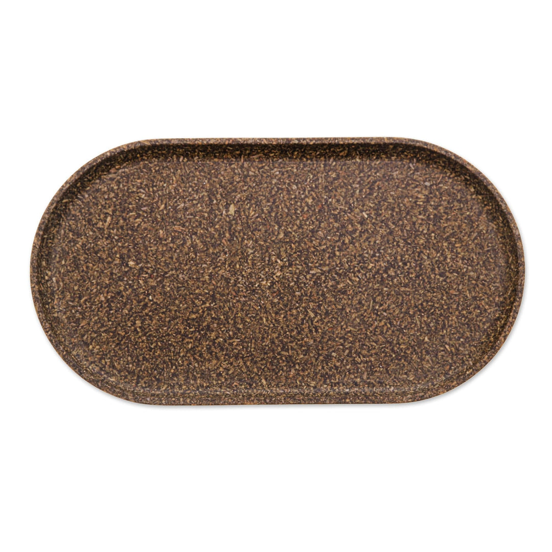 Dark Green Recycled Rice Husk Bio-Composite Capsule Tray - Practical Dark Green