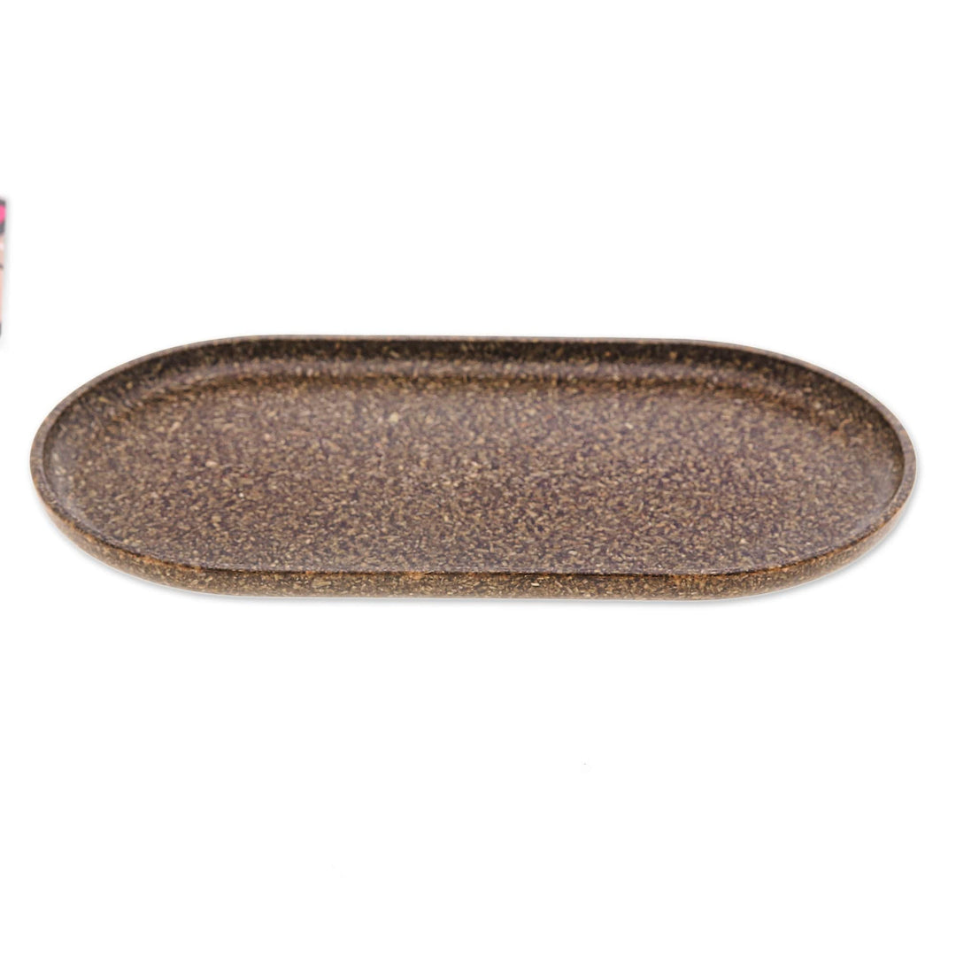 Dark Green Recycled Rice Husk Bio-Composite Capsule Tray - Practical Dark Green