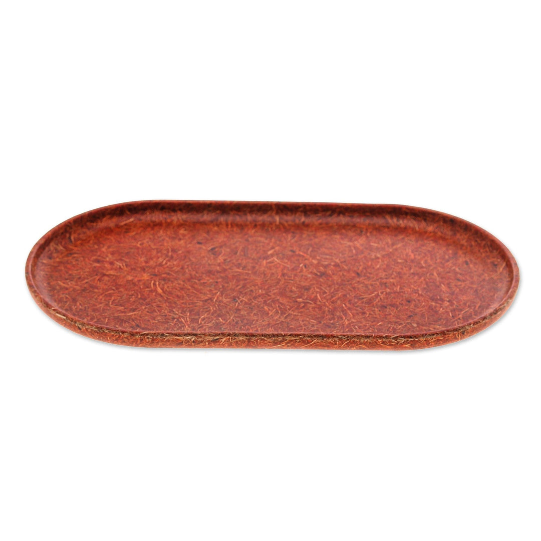 Orange Recycled Coconut Fiber Bio-Composite Capsule Tray - Handy Orange