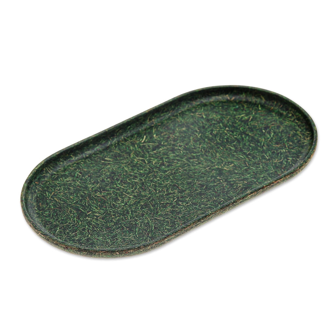 Green Recycled Coconut Fiber Bio-Composite Capsule Tray - Handy Green