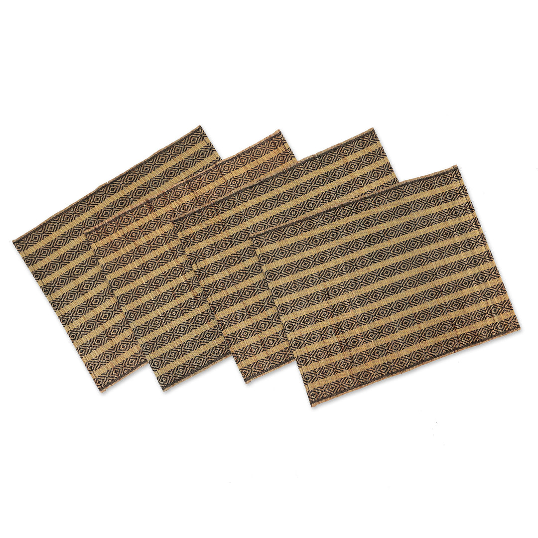 5-Piece Set Table Runner & Placemats Made from Cotton Blend - Songket Bali