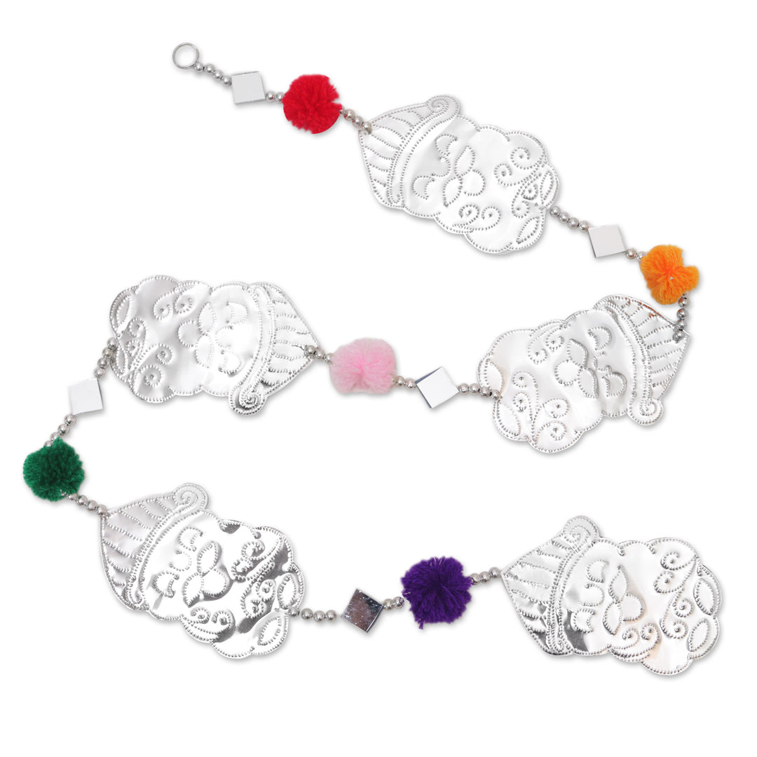 Handcrafted Aluminum Embossed Gnome Garland - Gnome's Dream