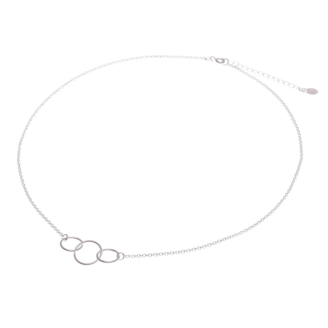 Abstract Sterling Silver Pendant Necklace from Thailand - Abstract Friends