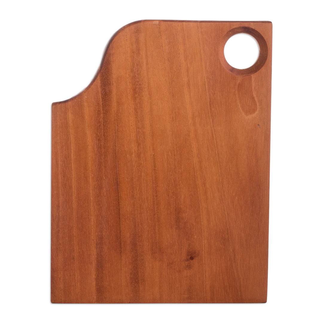 Handcrafted Cedar Wood Cutting or Charcuterie Board in Brown - Family Delight