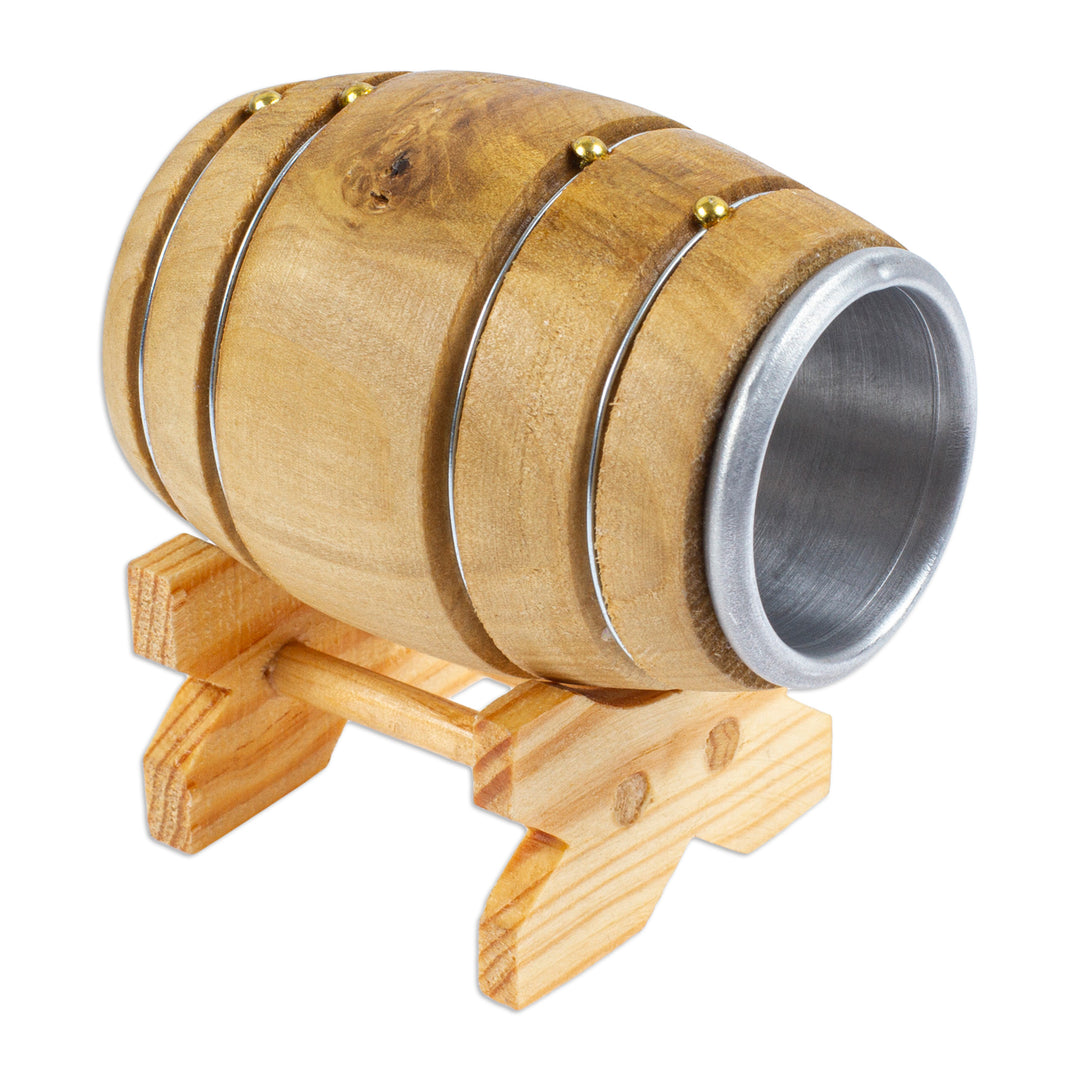 Oak Stave and Stainless Steel Barrel Crafted in Mexico - Yesteryear Elixir