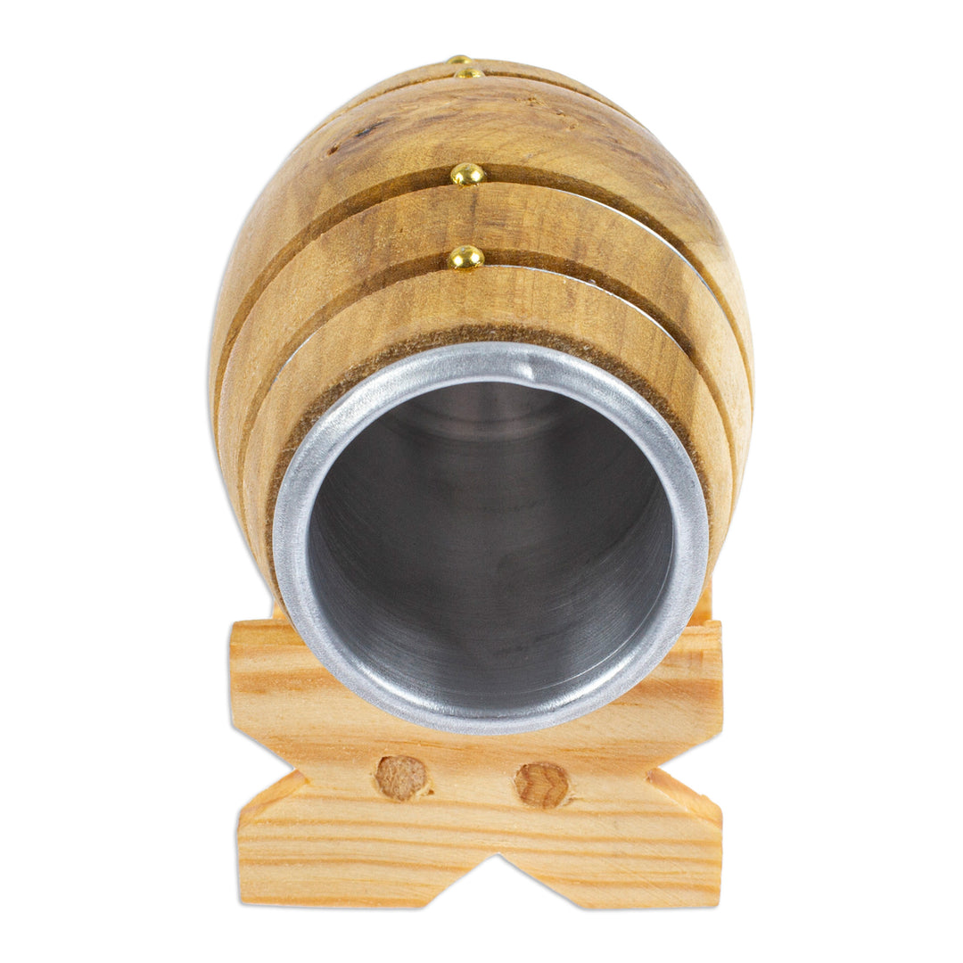 Oak Stave and Stainless Steel Barrel Crafted in Mexico - Yesteryear Elixir