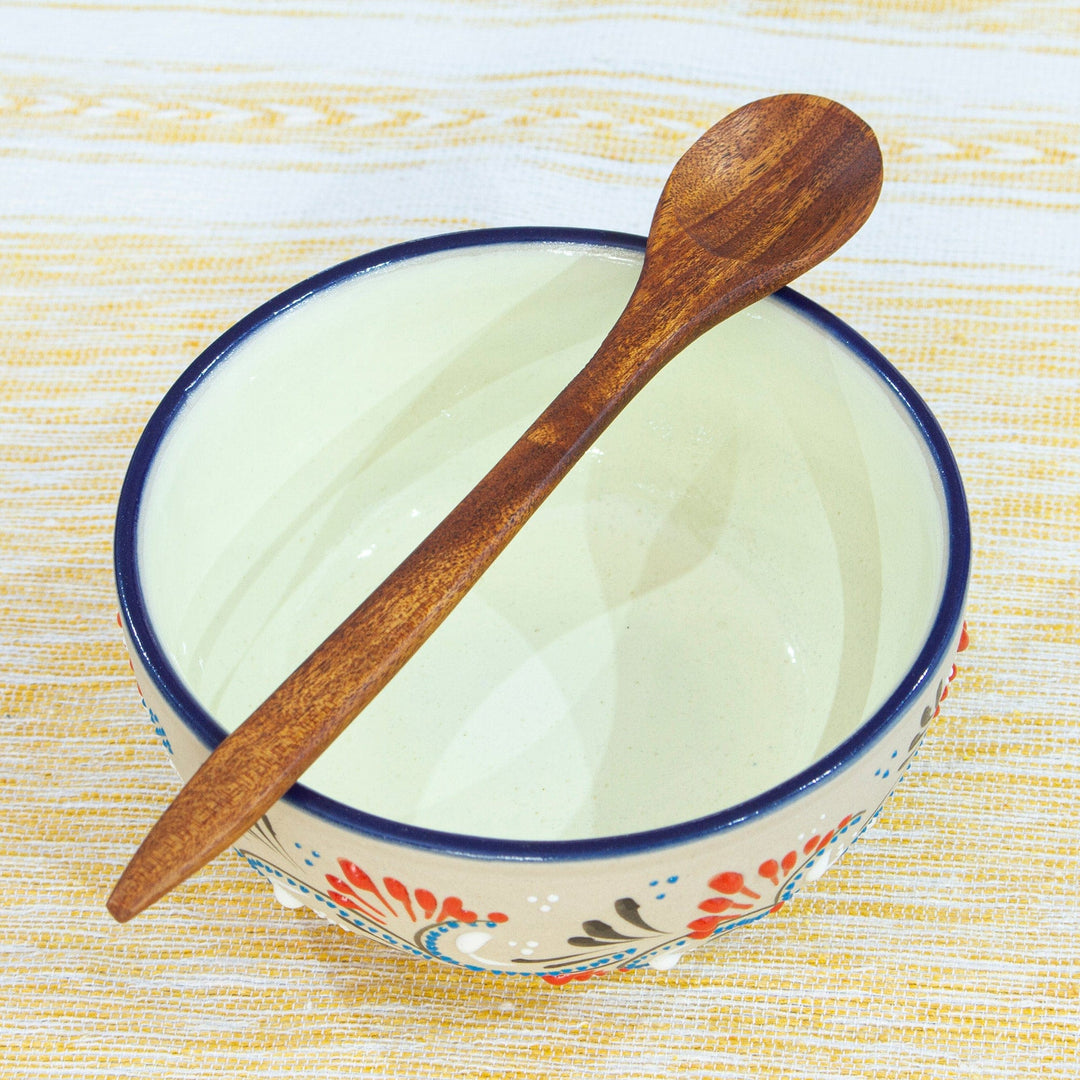 Cooking and Serving Spoon Hand-Carved from Mahogany Wood - Cook with Style