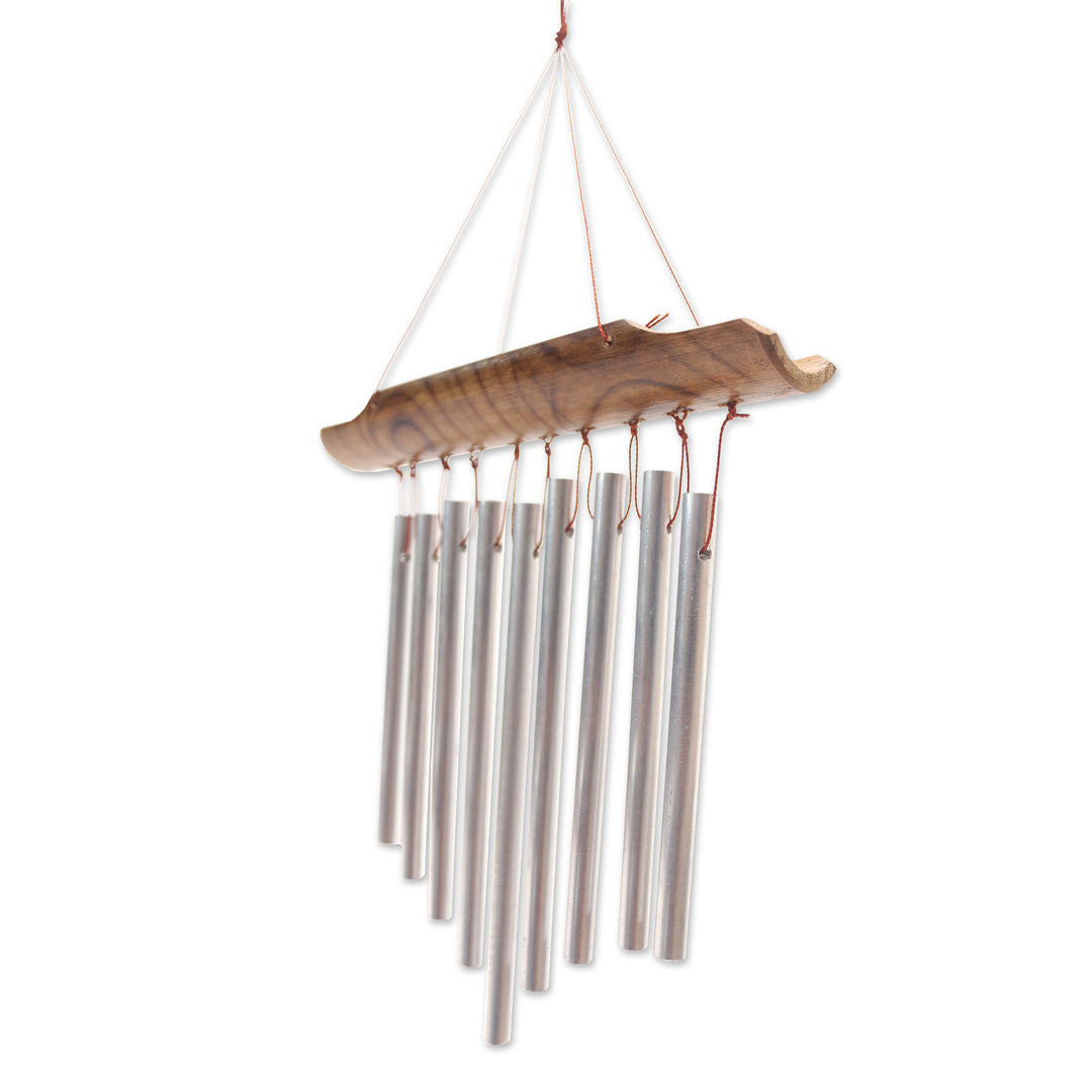 Bamboo and Aluminum Mini Wind Chimes Handmade in Bali - Sounds of Memories