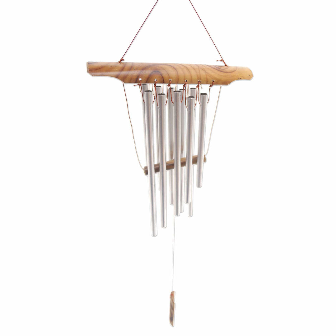 Bamboo and Aluminum Wind Chimes Handcrafted in Bali - Echo of Voice