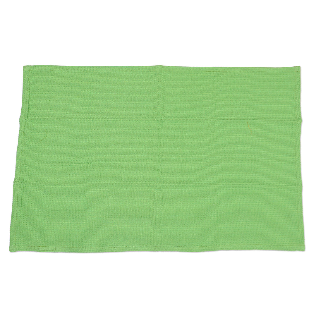 Set of Three Colorful Cotton Dish Towels with Printed Motifs - Sweet Happiness