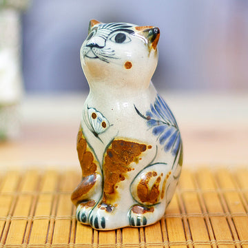 Traditional Cat with Dove