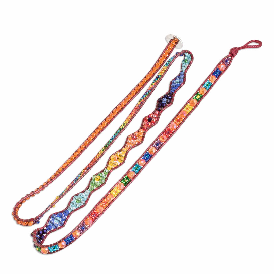 Handcrafted Beaded Positive Energy Long Wrap Bracelet - Bonds of Friendship