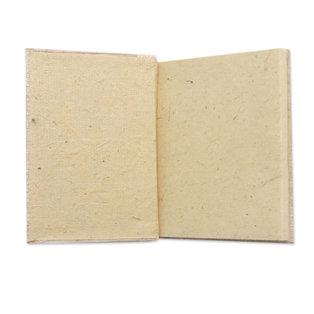Eco-Friendly Handcrafted Natural Fiber Journal from Bali - Chromatic Nature
