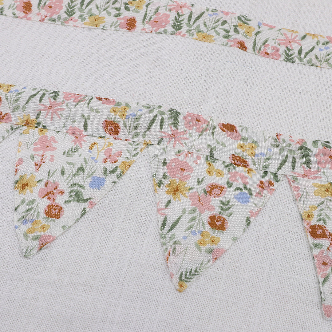 Pair of Cotton Dish Towels with Floral Print Made in India - Floral Passion