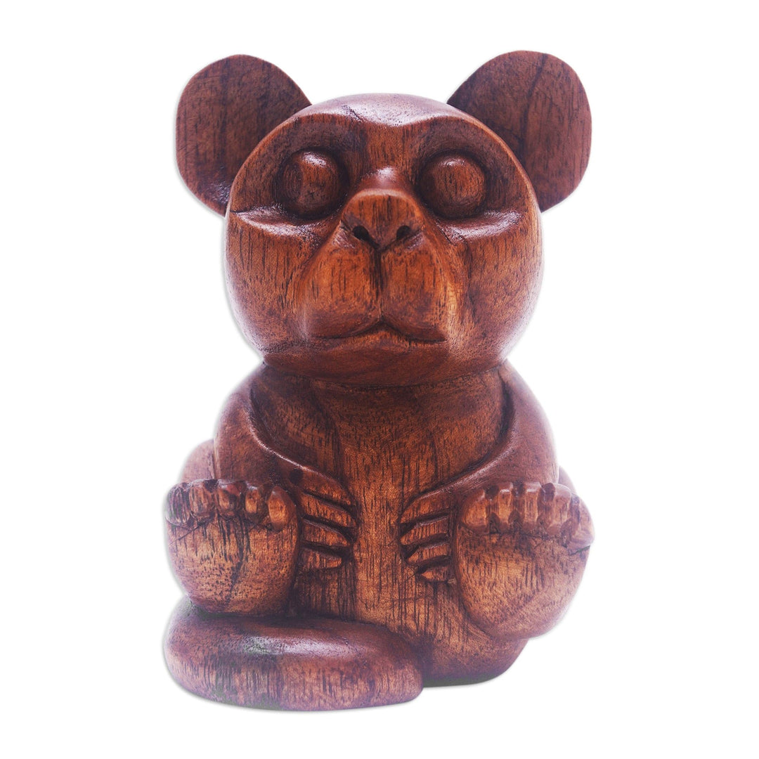 Hand-Carved Jempinis Wood Koala Eyeglasses Holder - Baby Koala