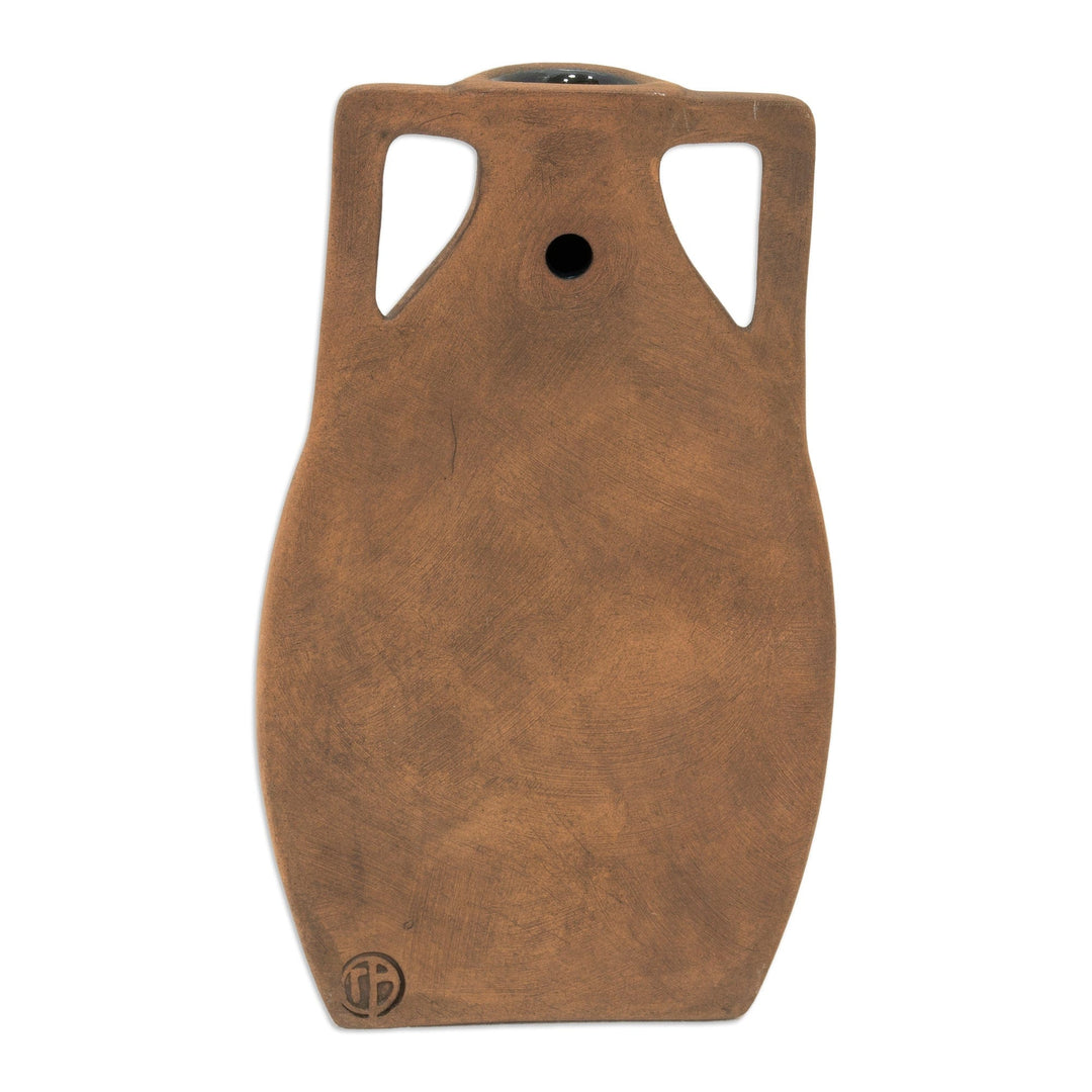 Handmade Jug-Shaped Ceramic Wall Art with Celtic Knot Motif - Celtic Inspiration