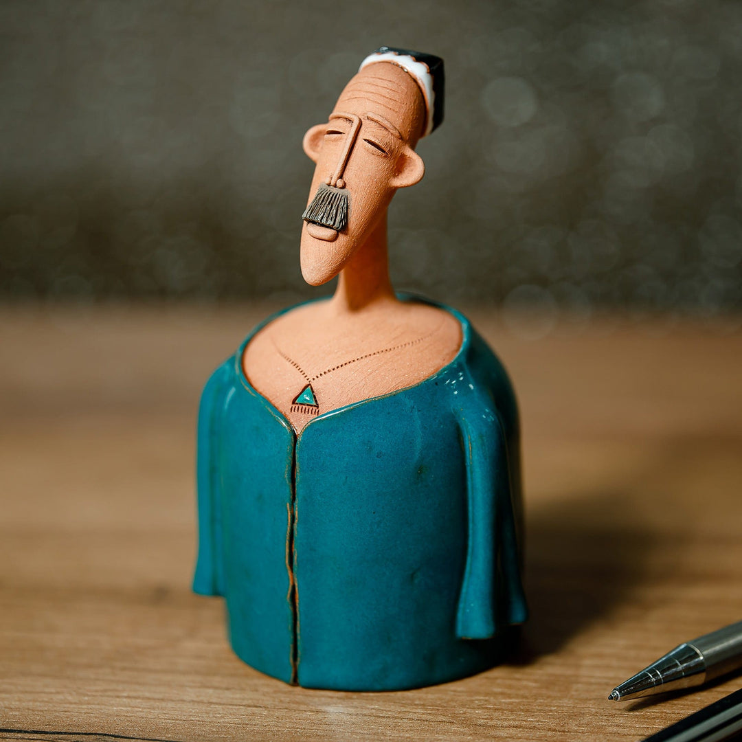 Man in Teal
