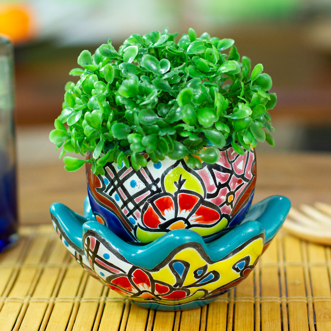 Talavera Eden in Teal