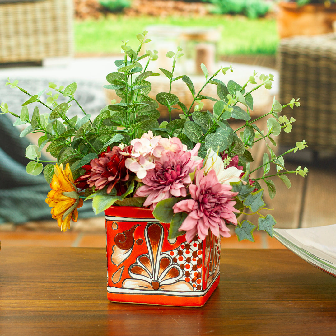 Hacienda Scenes in Vermilion