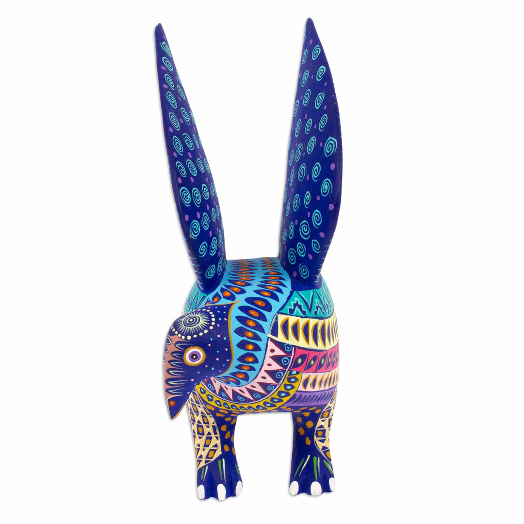 Wood Alebrije Eagle Figurine Hand-Painted in Mexico - Glorious Eagle